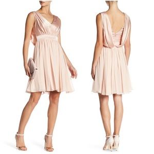 Vera Wang blush pink dress